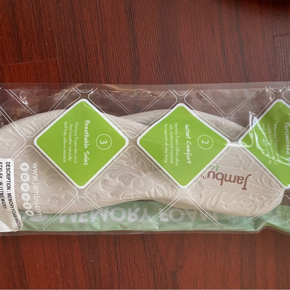 Jambu memory foam insoles for shoes women shoe insoles sz 8